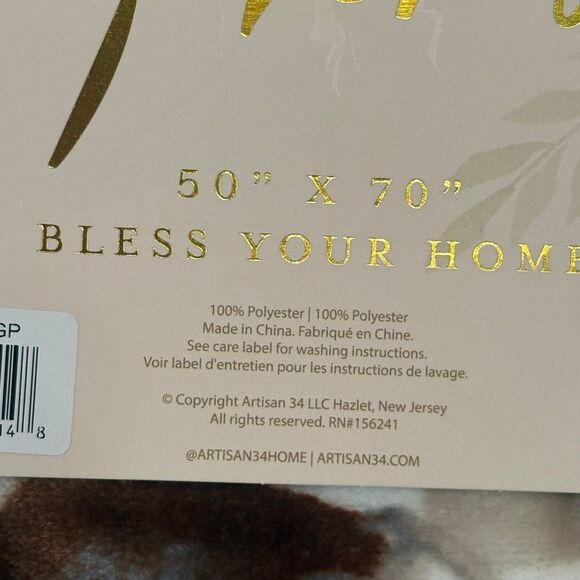 Football Blanket Checkered Goal Post Football Play Football NWT 50x70” - Picture 10 of 10